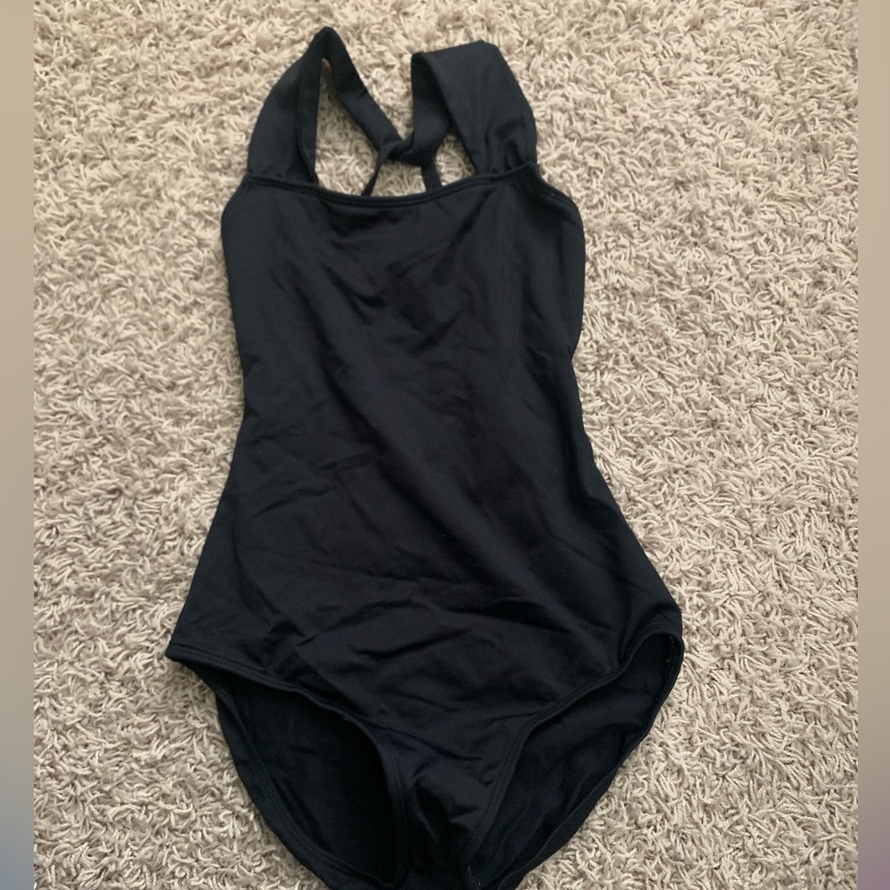 Eurotard black dance leotard